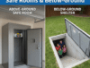 Safe room and below-ground storm shelter options for home tornado safety.